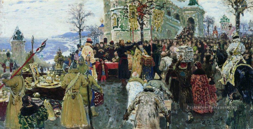 Kuzma minin 1894 Ilya Repin Peintures à l'huile